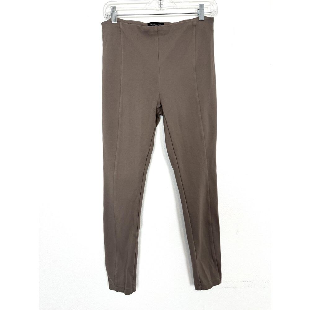 Rachel Zoe Leggings Womens Small Taupe Stretch Knit Pull On Pants Workwear